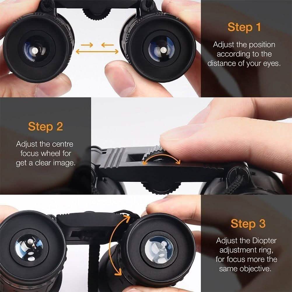8x21 Small Compact Lightweight Binoculars Sports & Outdoors - DailySale