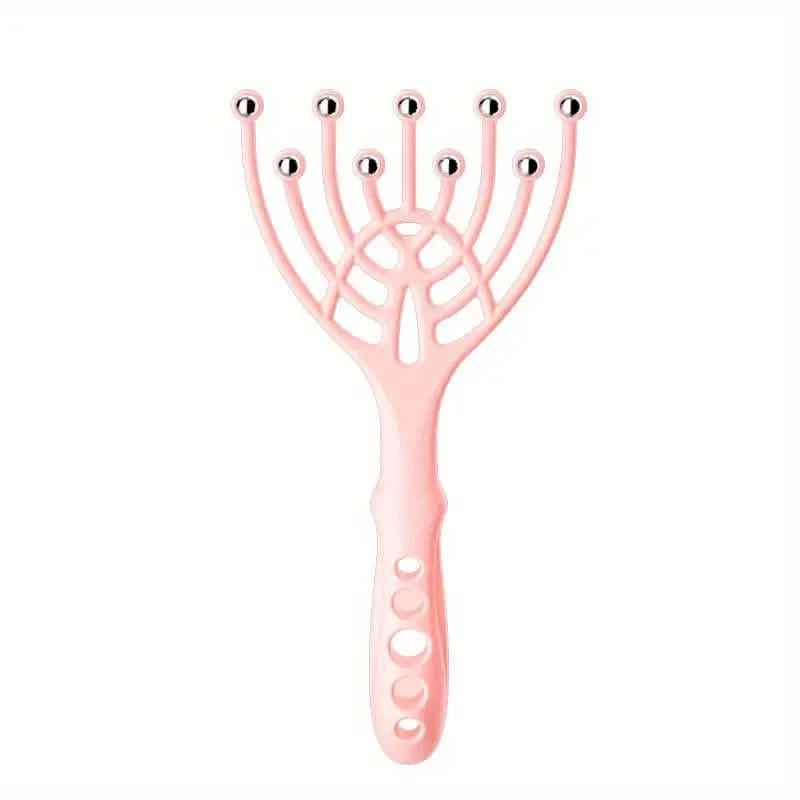9 Claws Handheld SPA Head Massager Wellness Pink - DailySale