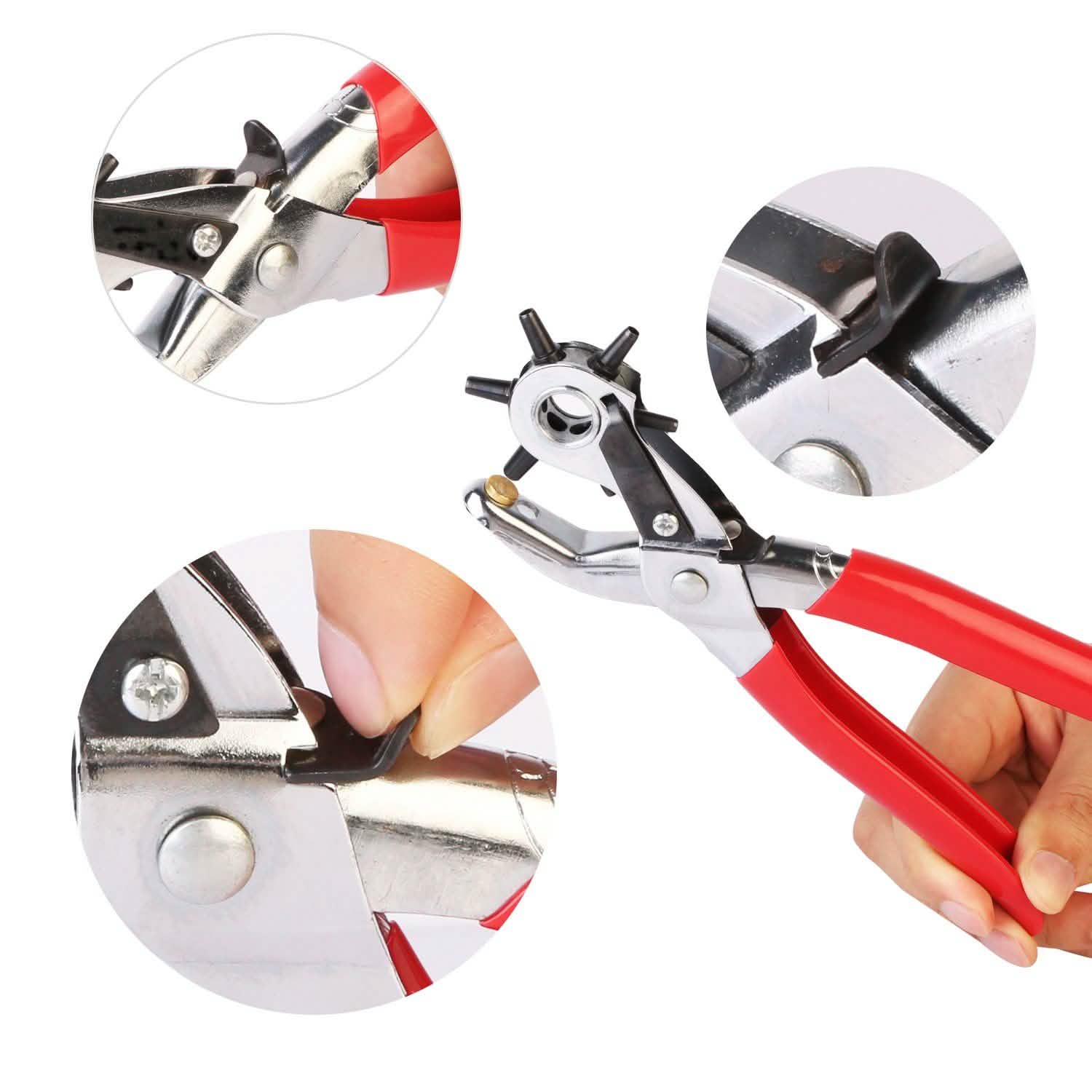 9" Heavy Duty Belt Hole Punch Hand Pliers Everything Else - DailySale