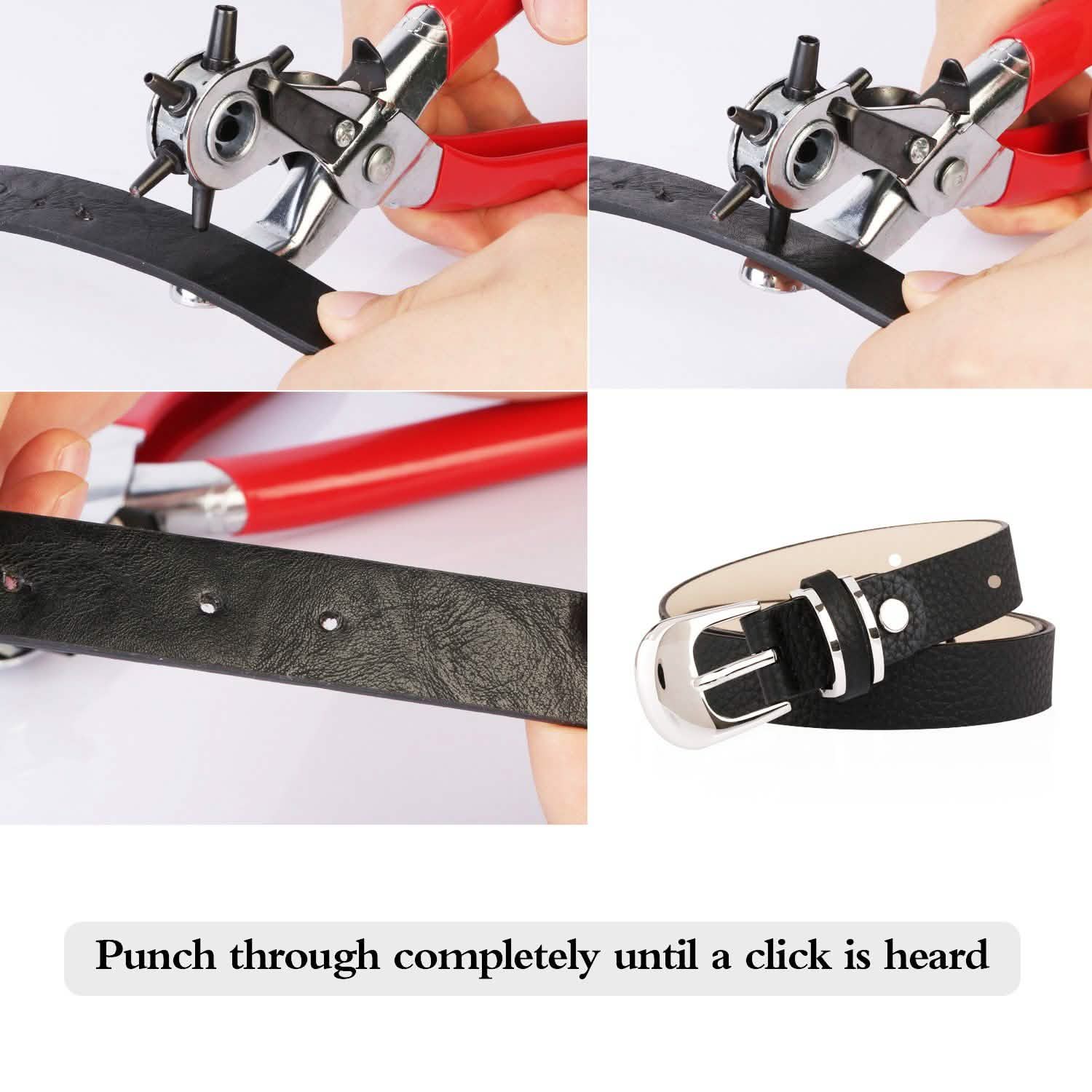 9" Heavy Duty Belt Hole Punch Hand Pliers Everything Else - DailySale