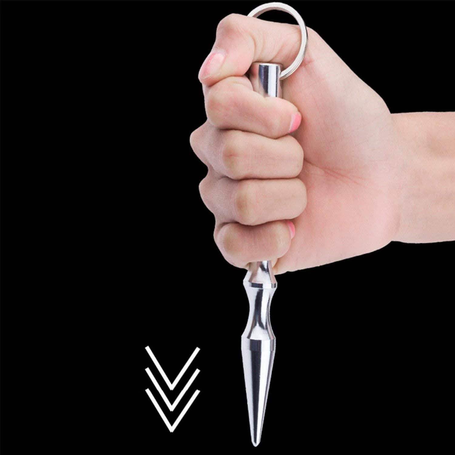 9-Pack: Aluminum Self-Defence Key Chain Tactical - DailySale