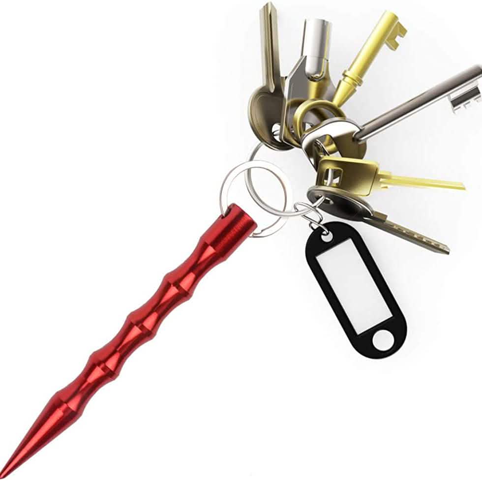 9-Pack: Aluminum Self-Defence Key Chain Tactical - DailySale