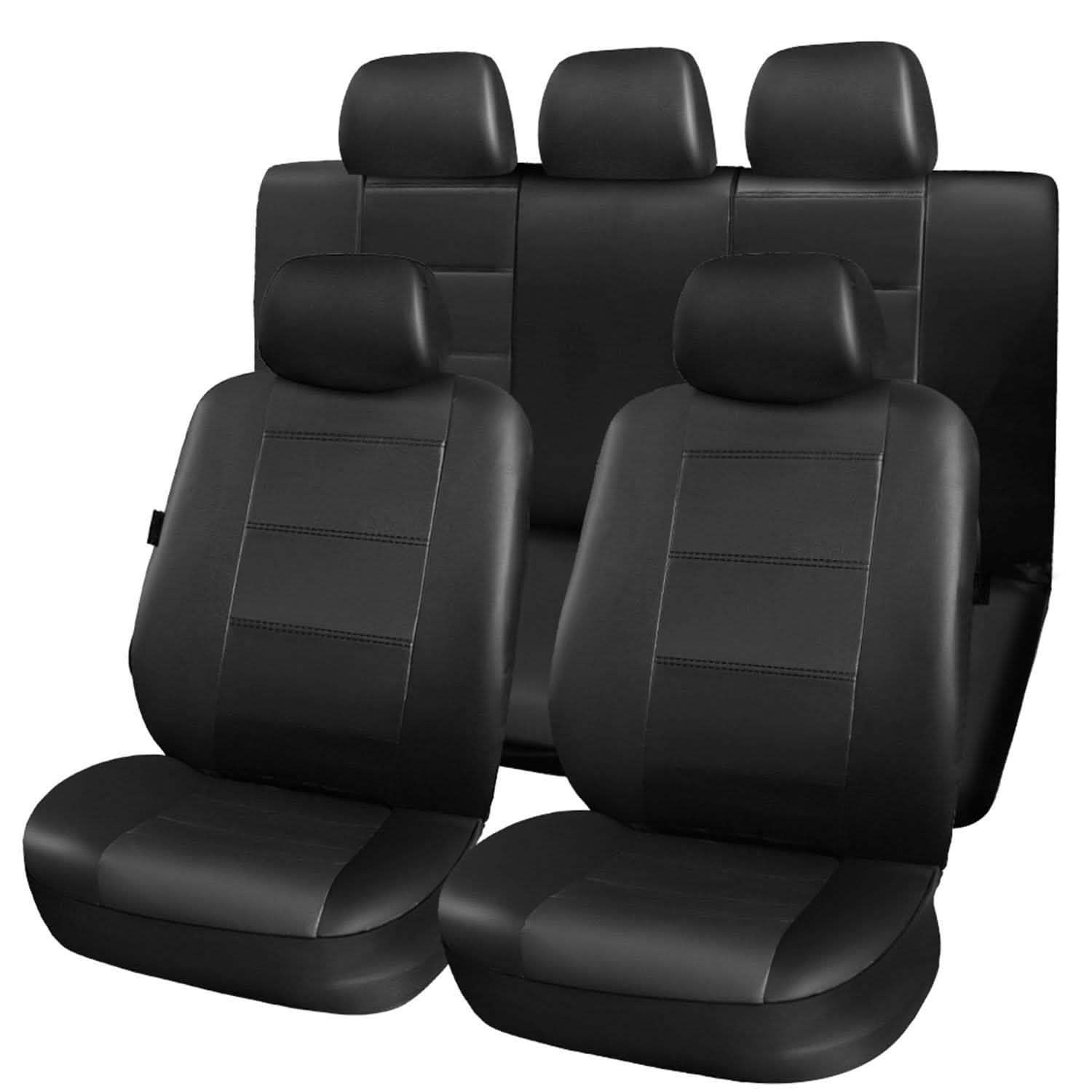 9-Piece Set: PU Leather Car Seat Cover Automotive - DailySale