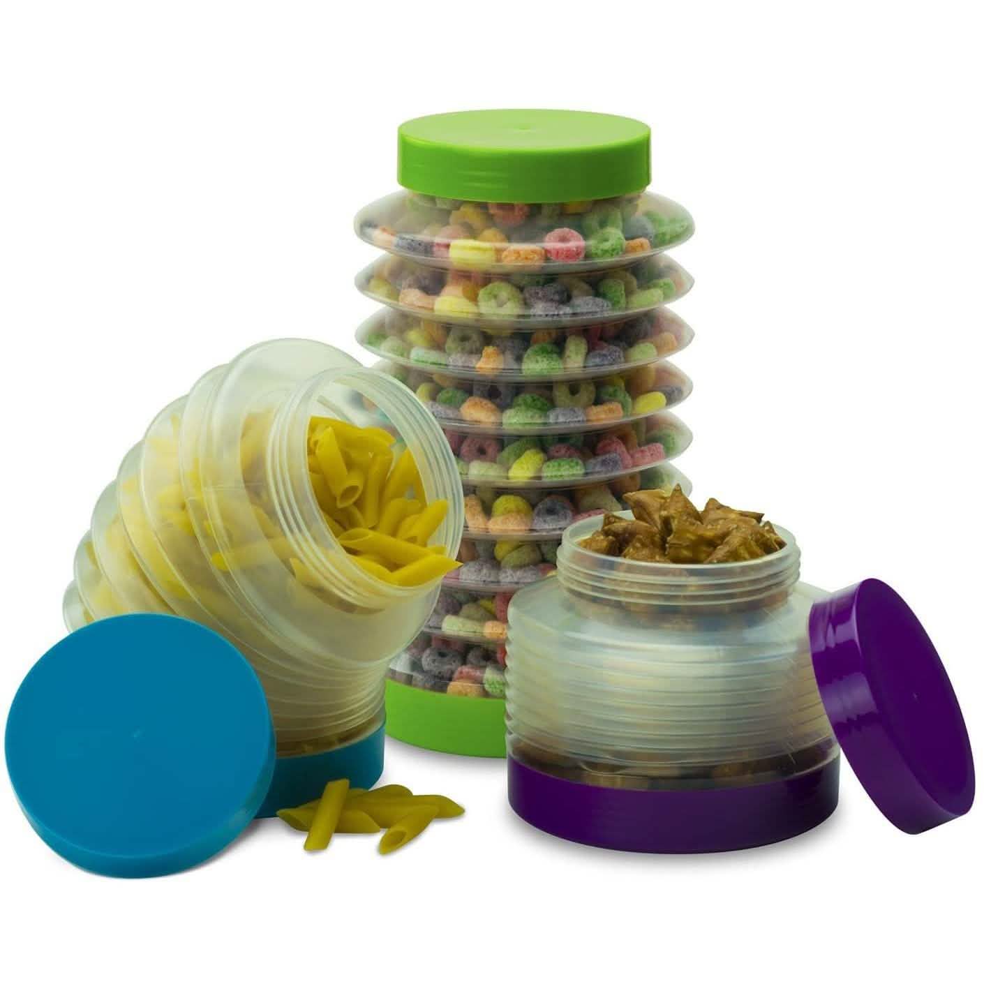 9-Piece: Smart Planet Boing Collapsible Canisters Set Kitchen & Dining - DailySale