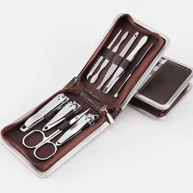 9-Pieces Set: Carbon Steel Nail Clippers Set Beauty & Personal Care - DailySale