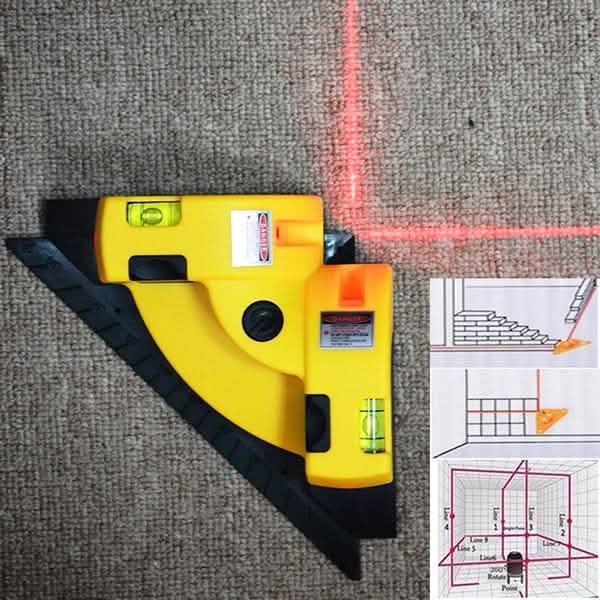 90 Degree Vertical Horizontal Laser Line Angle Measurement Tools Everything Else - DailySale