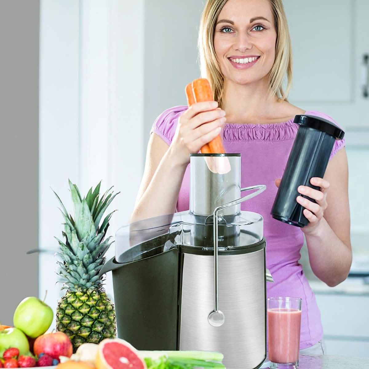 Courant Juice Extractor with 1.8L Extra Large Pulp Bin - DailySale, Inc