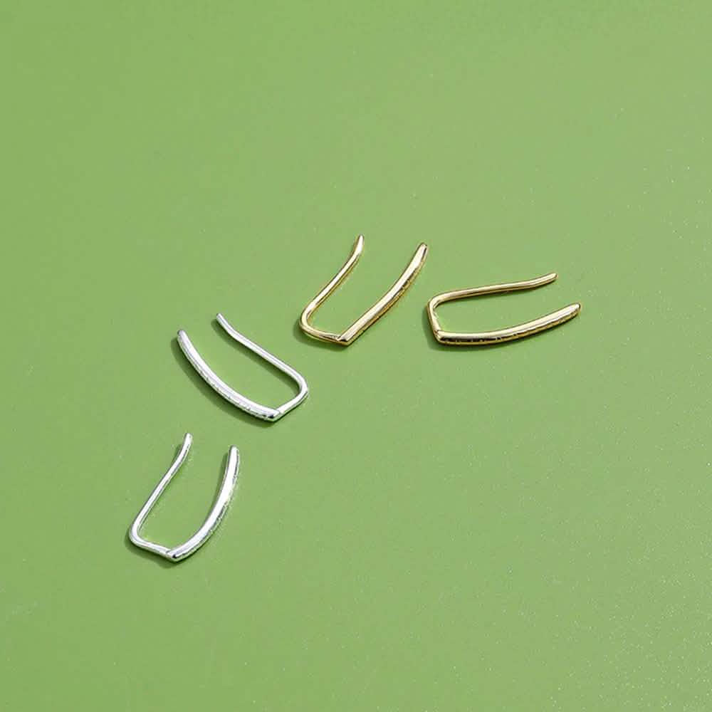 925 Sterling Silver Clip Earrings Earrings - DailySale
