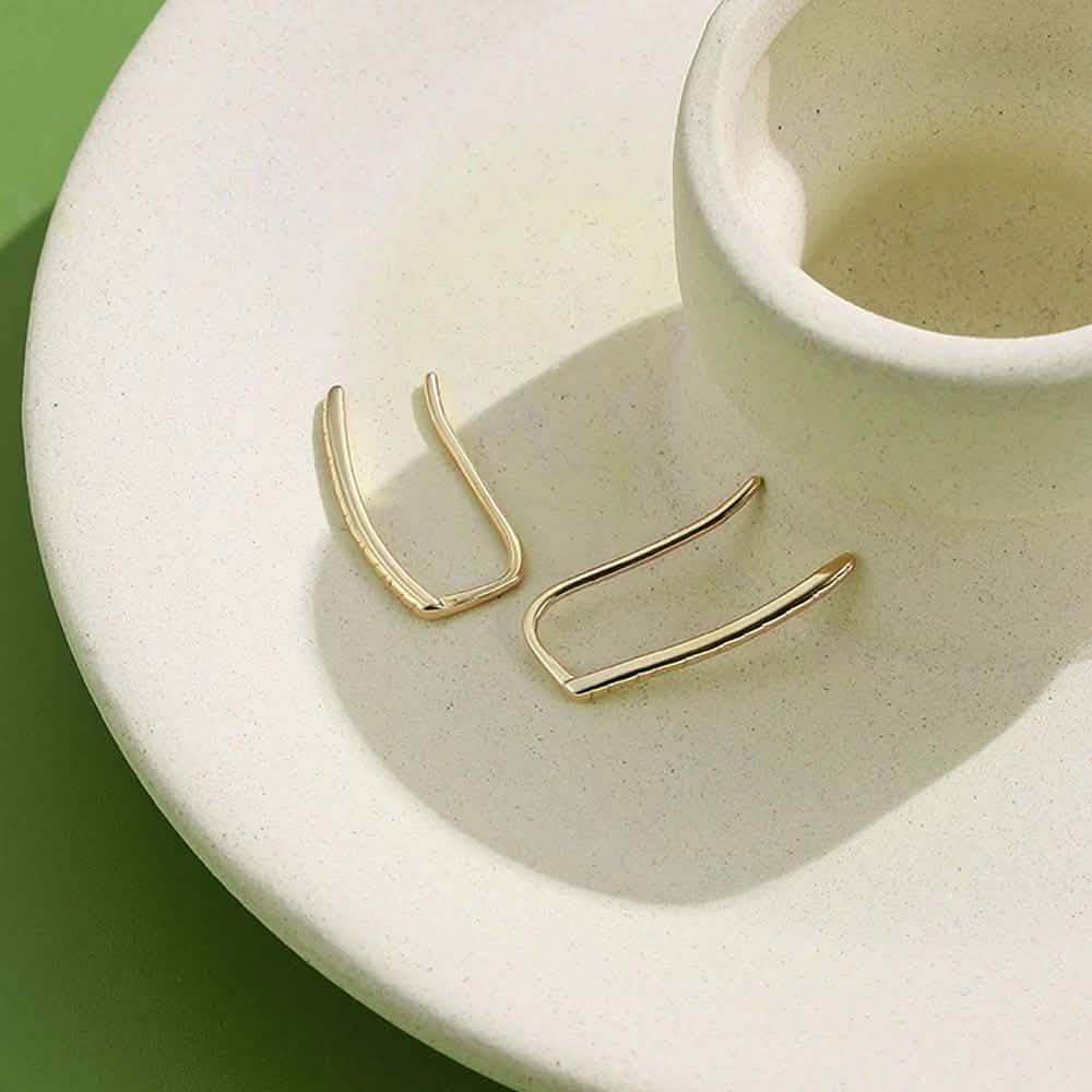 925 Sterling Silver Clip Earrings Earrings - DailySale