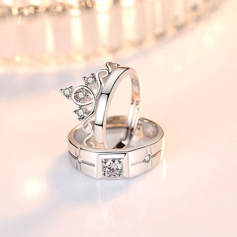 925 Sterling Silver New Jewelry Fashion Couple Ring Rings - DailySale