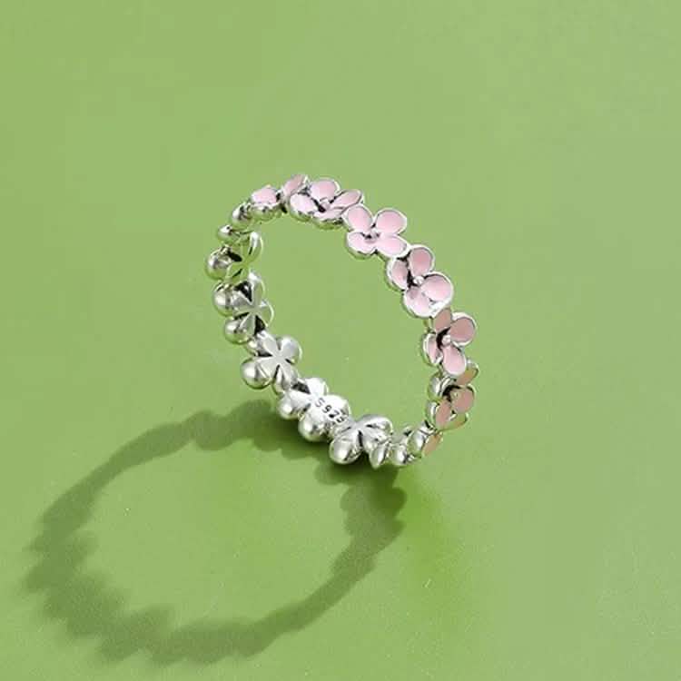 925 Sterling Silver Women Ring Romantic Plum Ring Rings - DailySale