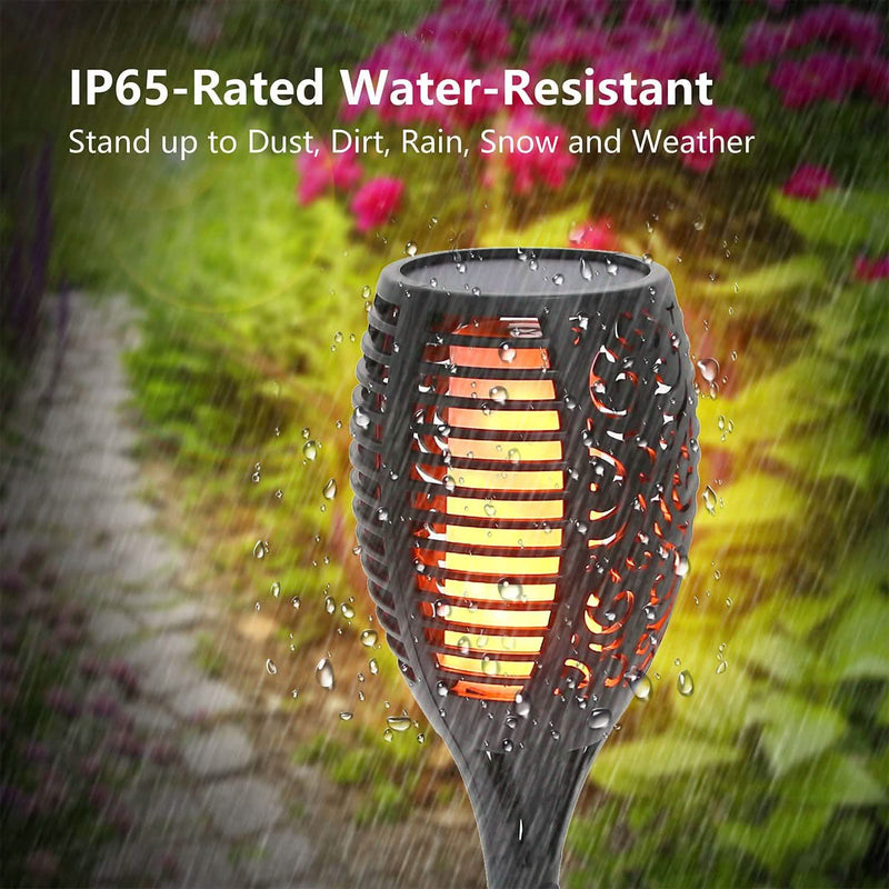 96 LEDs Solar Flame Torch Light Garden & Patio - DailySale