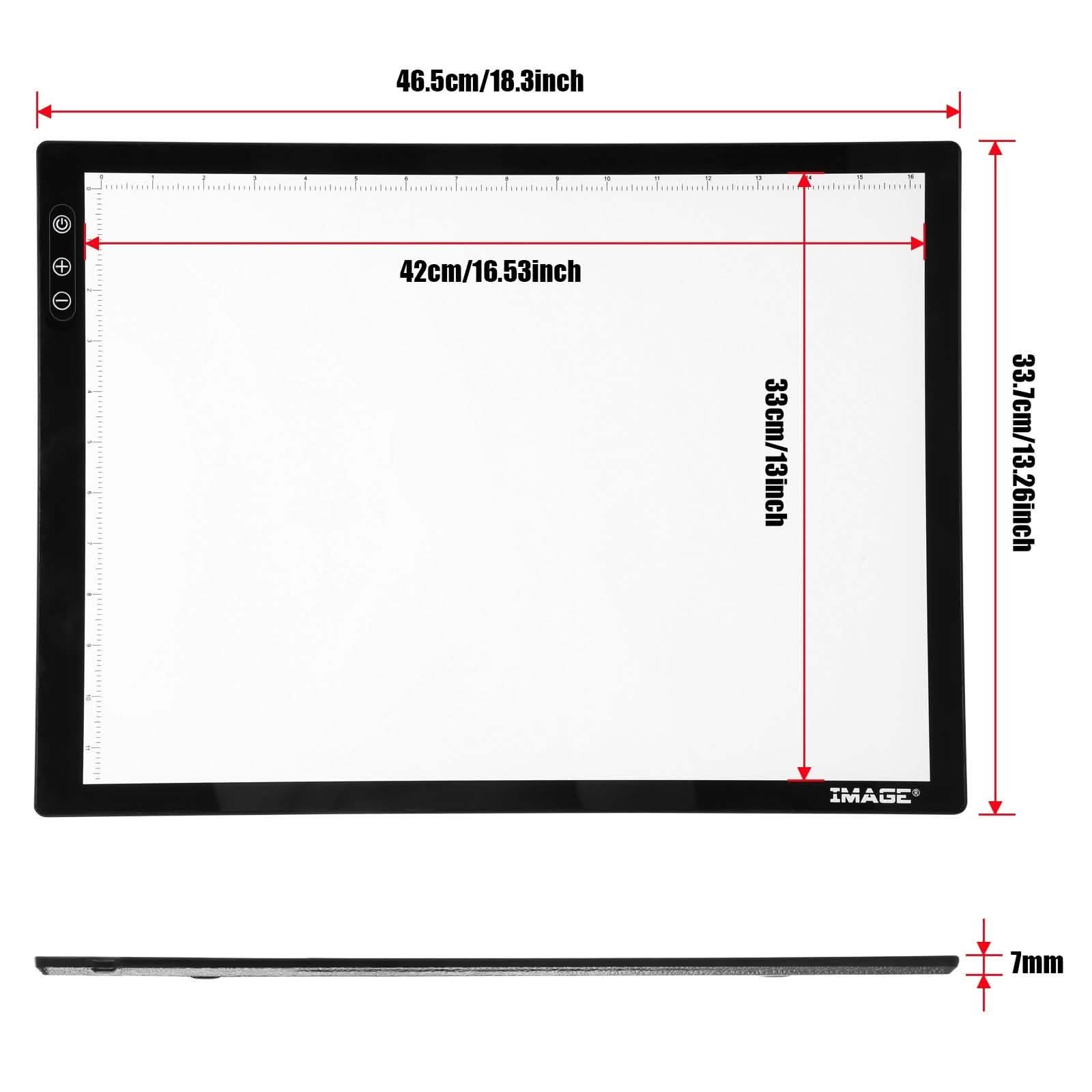 A3 Light Pad A3 LED Tracing Pad Ultra-Thin Drawing Pad Adjustable Brightness Art & Craft Supplies - DailySale