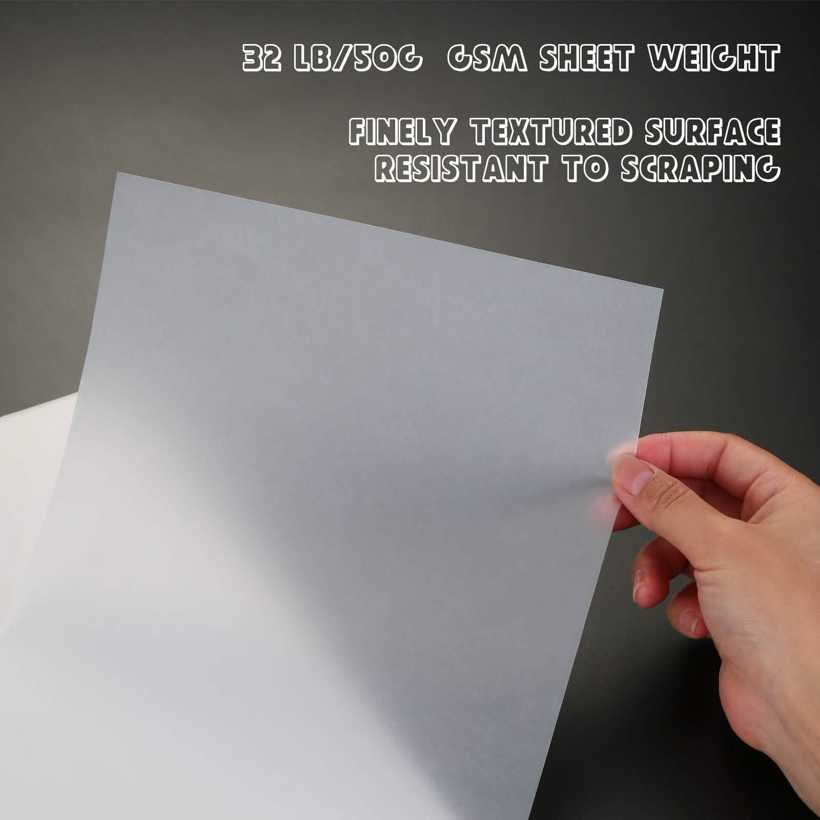 A4 Size 250 Sheets Translucent Vellum Paper for Tracing Sketching Drawing Animation Art & Craft Supplies - DailySale