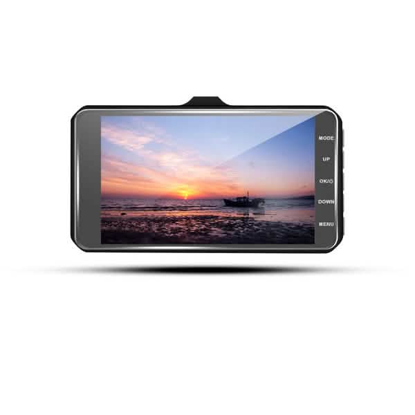 A6T 4-Inch 170° Wide Angle Full HD 1080P Car DVR Dual Lens Dash Cam Rear View Camera Video Recorder with Touch Screen Automotive - DailySale
