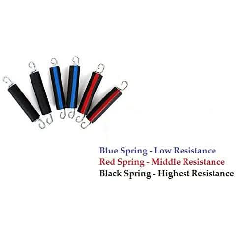 Set of resistance springs for Ab Rocket - Abdominal Training Chair for low, middle, and high resistance settings