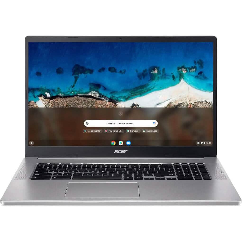 Acer 317 Chromebook - 17.3" Intel Celeron N4500 1.1GHz 4GB RAM 64GB ChromeOS (Refurbished) Laptops - DailySale