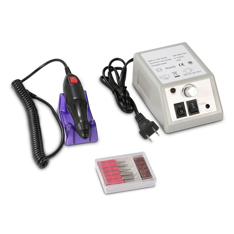 Acrylic Nail Drill Machine 20000RPM with 6 Bits Cuticle Grinder Kit Beauty & Personal Care - DailySale