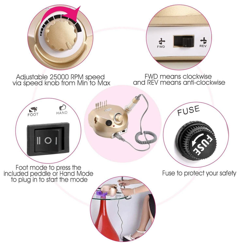 Acrylic Nail Drill Machine Beauty & Personal Care - DailySale