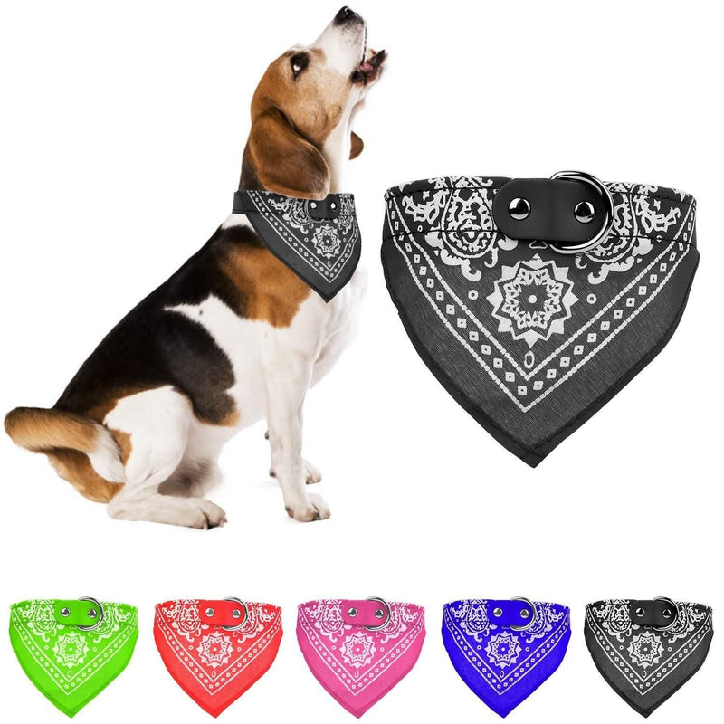 Adjustable Bandana Leather Pet Collar Pet Supplies - DailySale