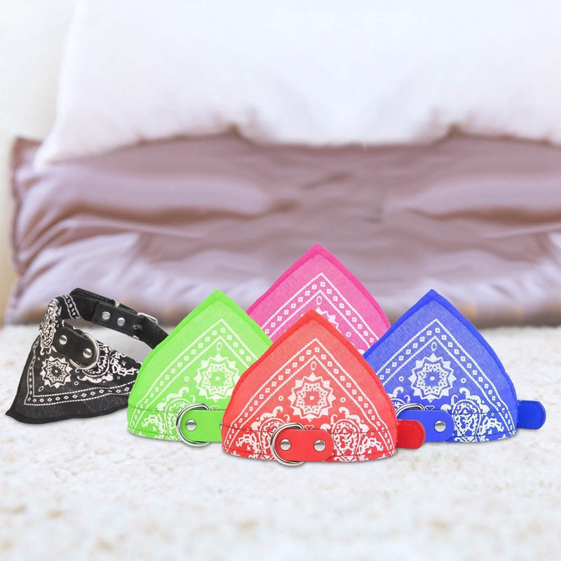 Adjustable Bandana Leather Pet Collar Pet Supplies - DailySale