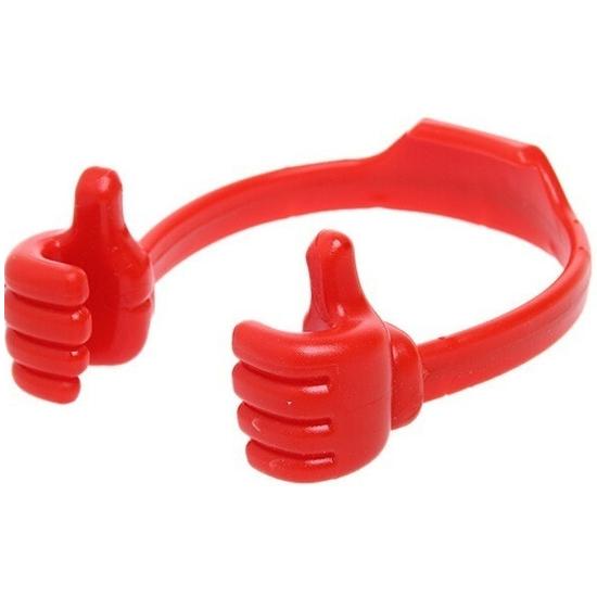 Adjustable Lazy Thumb Phone Holder Mobile Accessories Red - DailySale