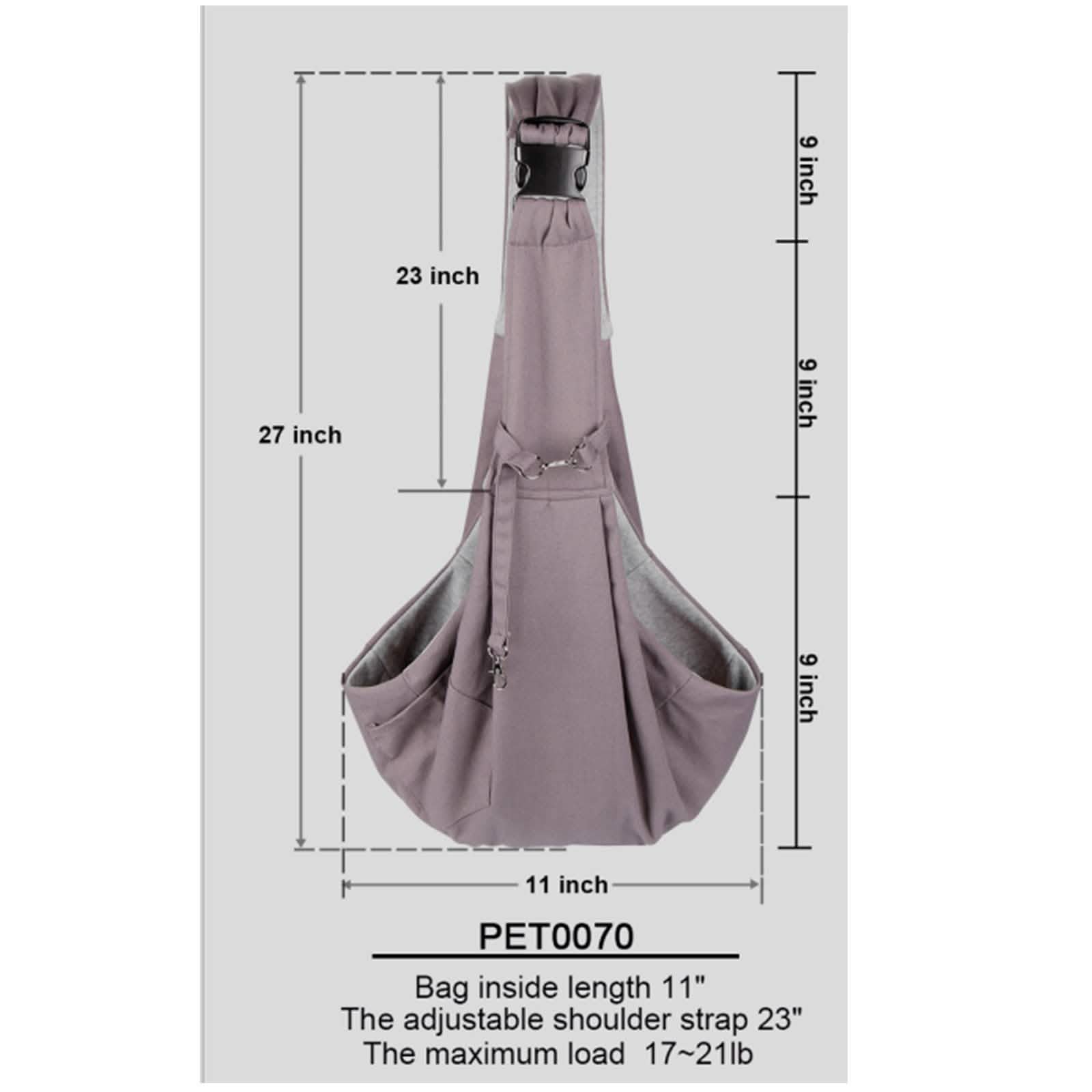 Adjustable Pet Sling Carrier Pet Supplies - DailySale