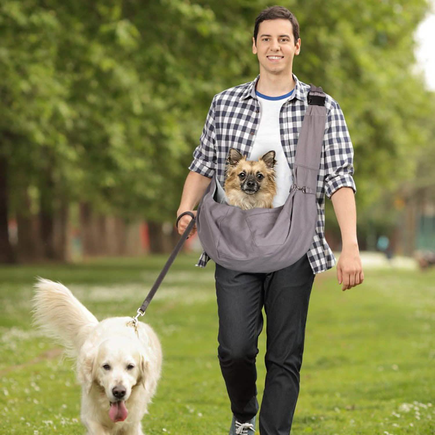 Adjustable Pet Sling Carrier Pet Supplies - DailySale