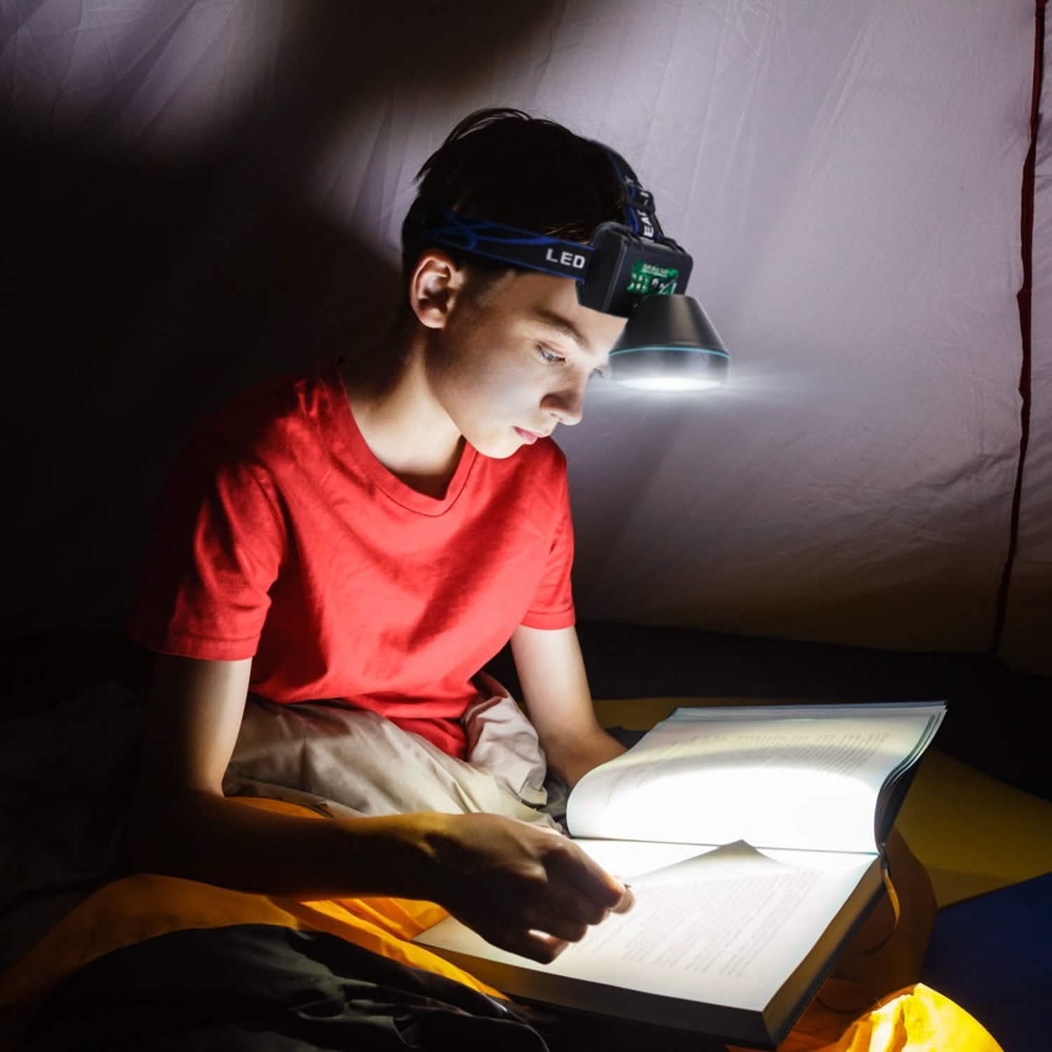 Adjustable Rechargeable LED Spotlight Headlight Sports & Outdoors - DailySale