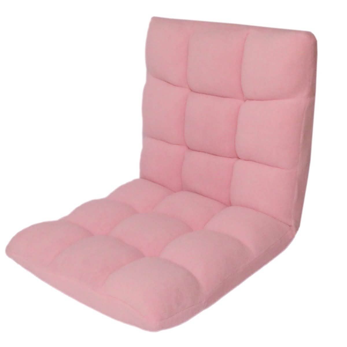 Adjustable Recliner Rocker Memory Foam Floor Ergonomic Gaming Chair Furniture & Decor Pink - DailySale