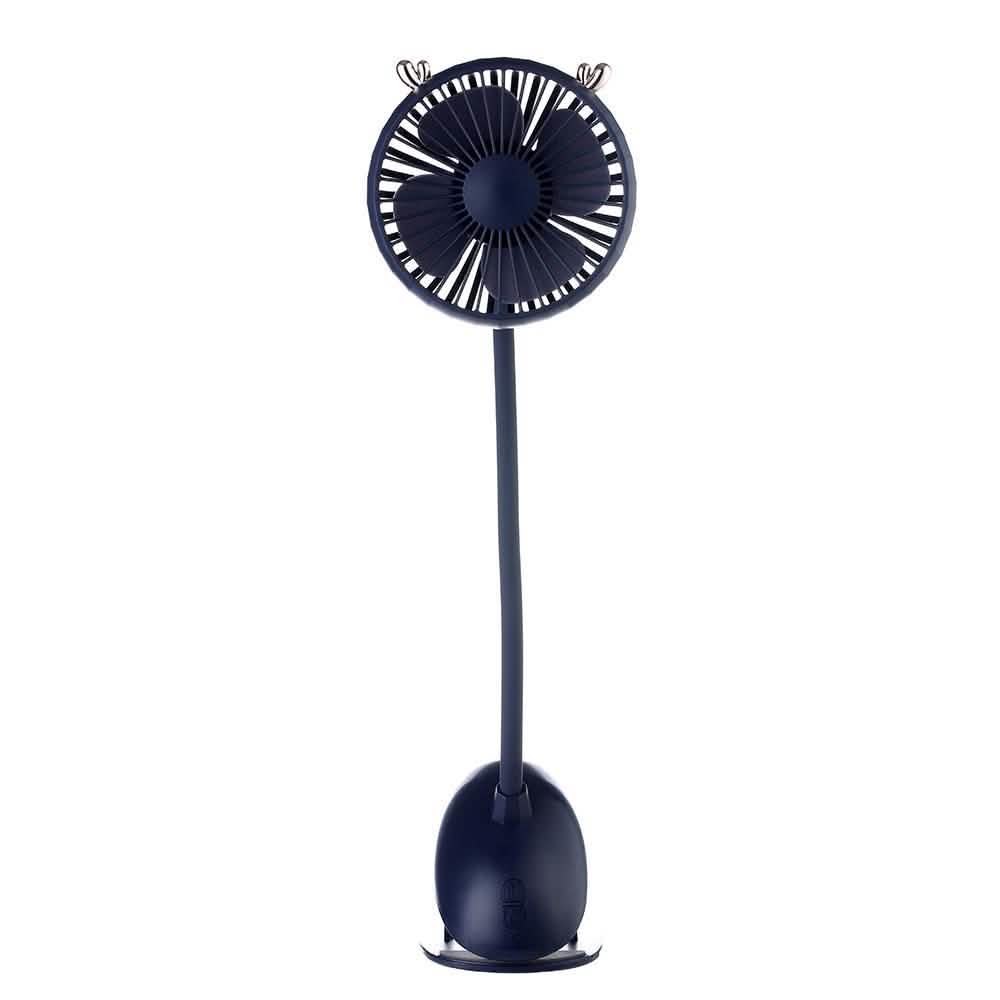 Adjustable USB Desk Fan Everything Else Black - DailySale