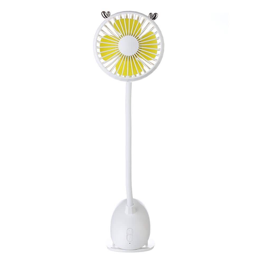 Adjustable USB Desk Fan Everything Else White - DailySale