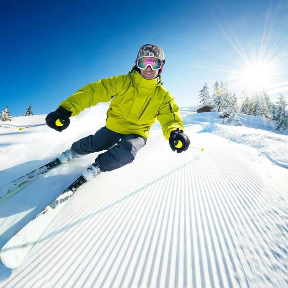 Adult Winter Ski Goggles Double Lens Eyewear Sunglasses Sports & Outdoors - DailySale