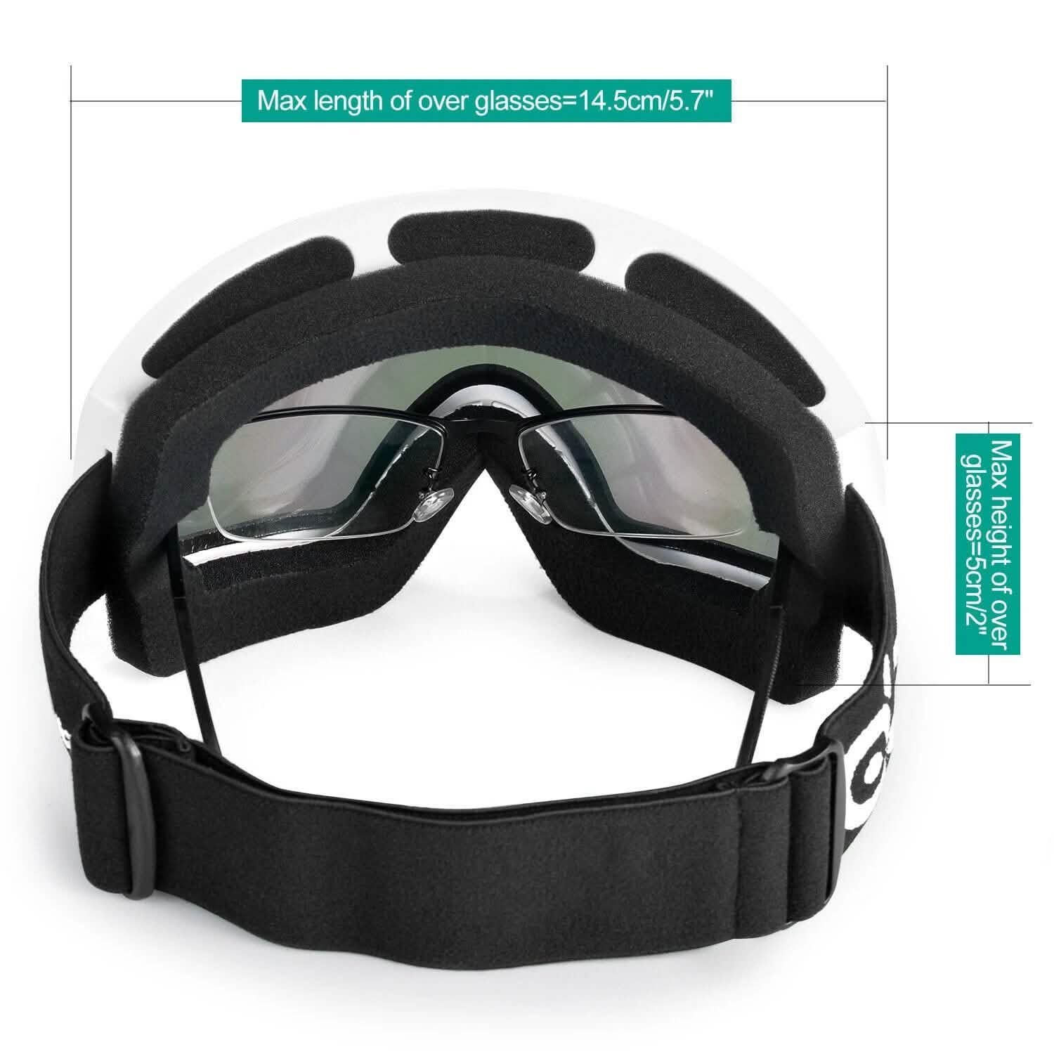 Adult Winter Ski Goggles Double Lens Eyewear Sunglasses Sports & Outdoors - DailySale