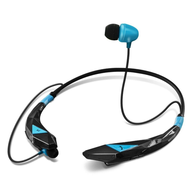 Aduro Amplify Pro Stereo Wireless Headset Headphones & Speakers Blue - DailySale