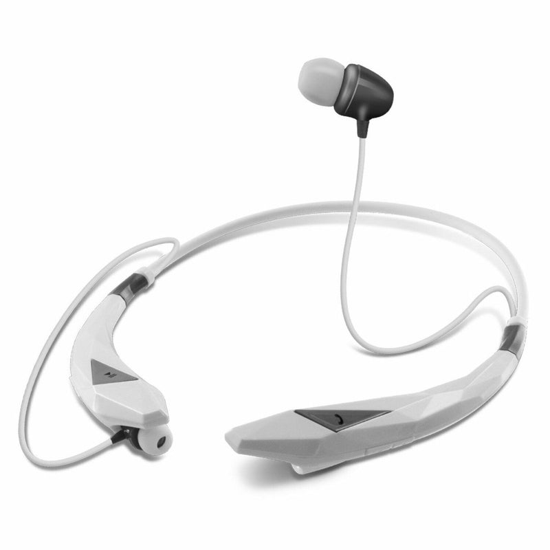 Aduro Amplify Pro Stereo Wireless Headset Headphones & Speakers White - DailySale