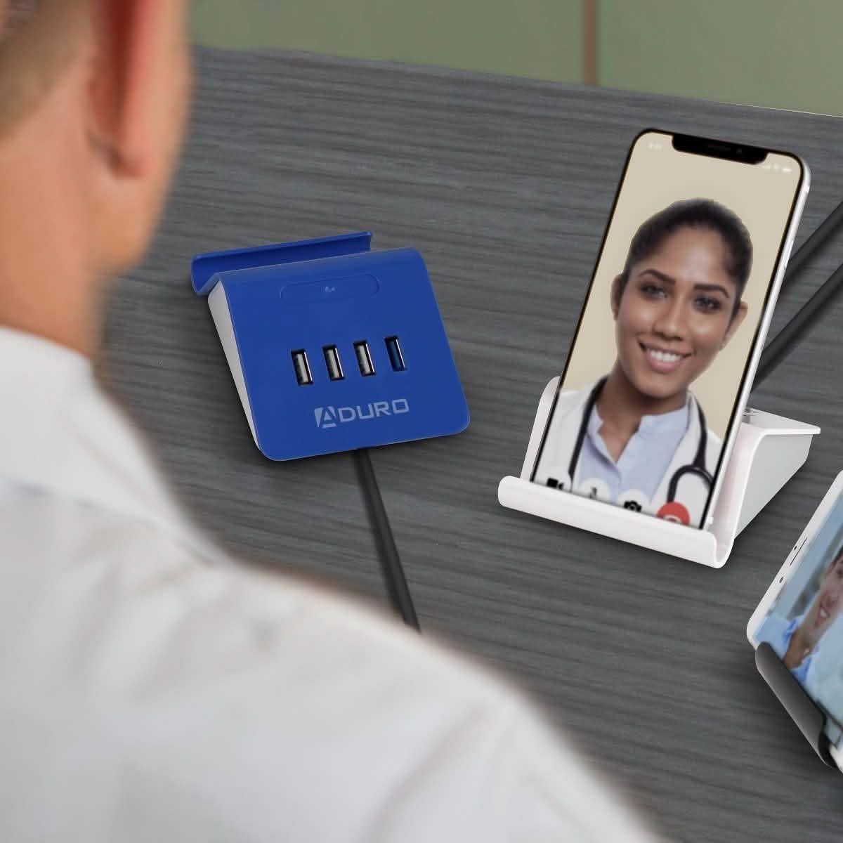 Aduro PowerUp 4-Port USB Charging Station and Stand Gadgets & Accessories - DailySale