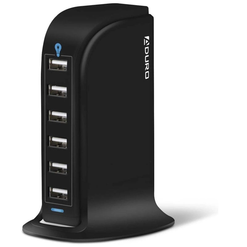 Aduro Powerup 6 Port USB Home Charging Station Gadgets & Accessories Black - DailySale