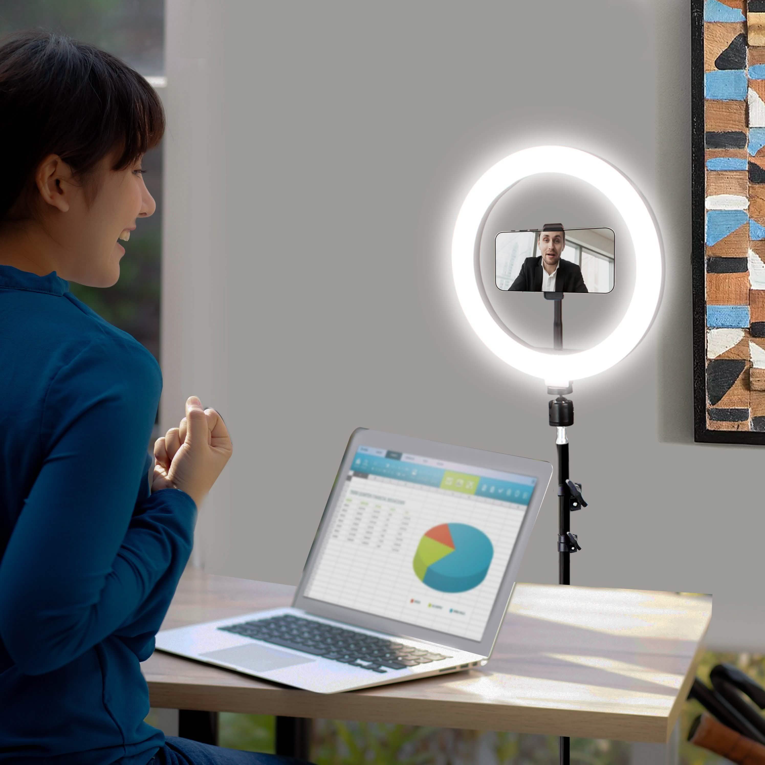 Aduro U-Stream Home Streaming Studio with 10" Ring Light and Tripod Beauty & Personal Care - DailySale