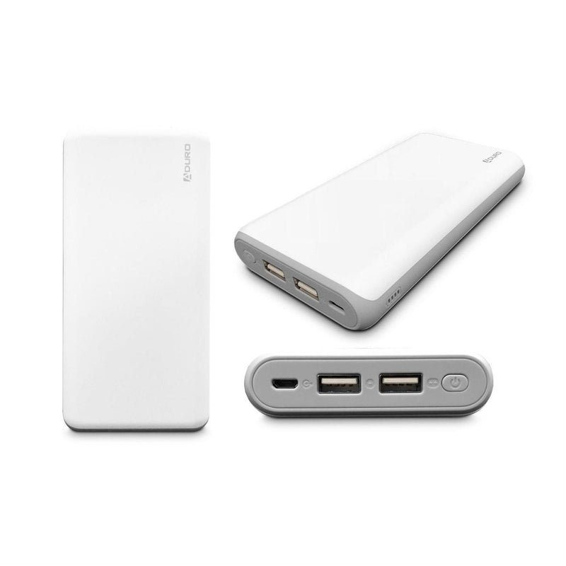 Aduro Ultraboost 20,000mAh Dual USB Backup Battery Gadgets & Accessories White - DailySale
