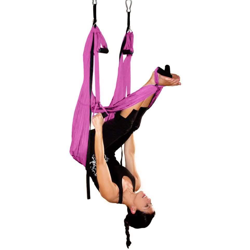 Aerial Yoga Swing Hammock Anti Gravity Fitness Inversion Yoga Trapeze Sling Prop Fitness - DailySale