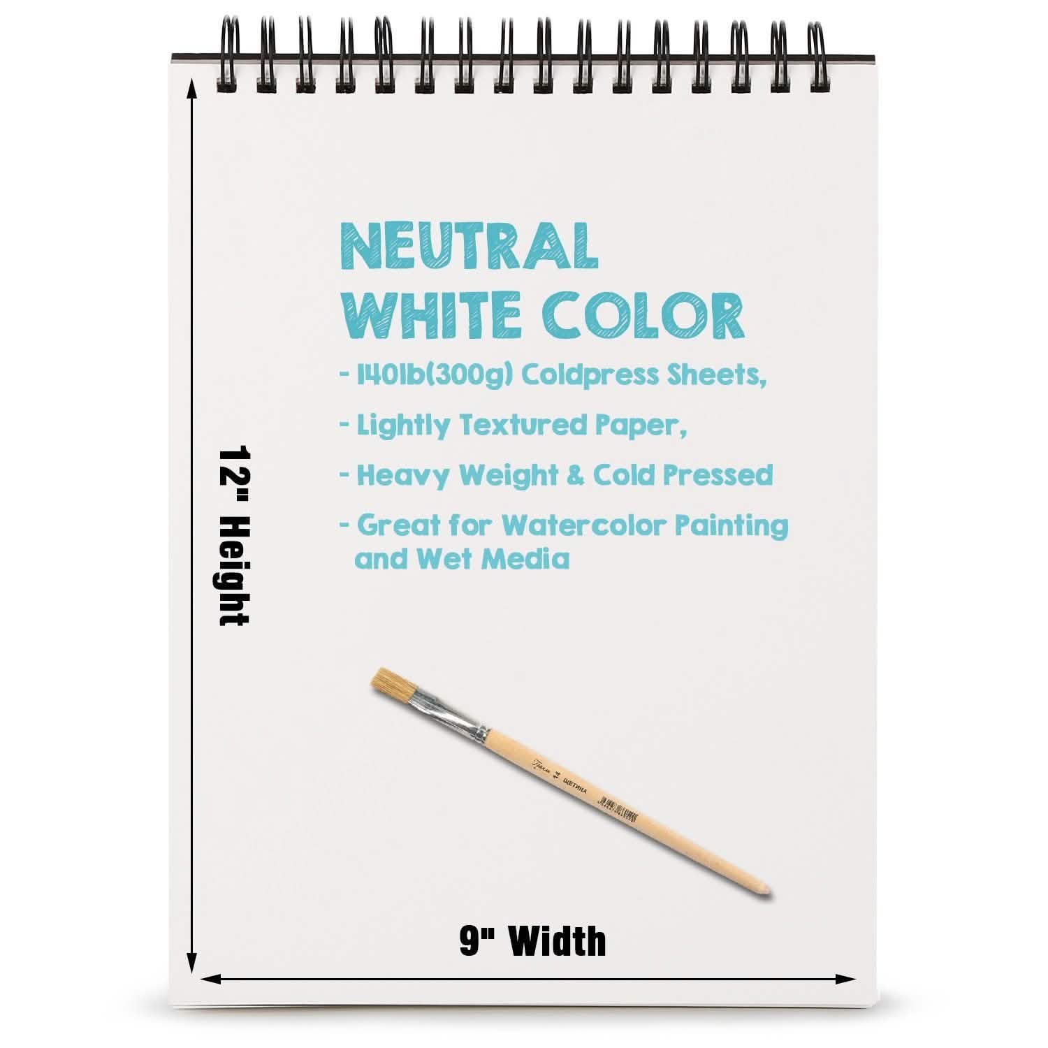 AGPtEk 12 inches 35 Sheets Watercolor Paper Pad Everything Else - DailySale