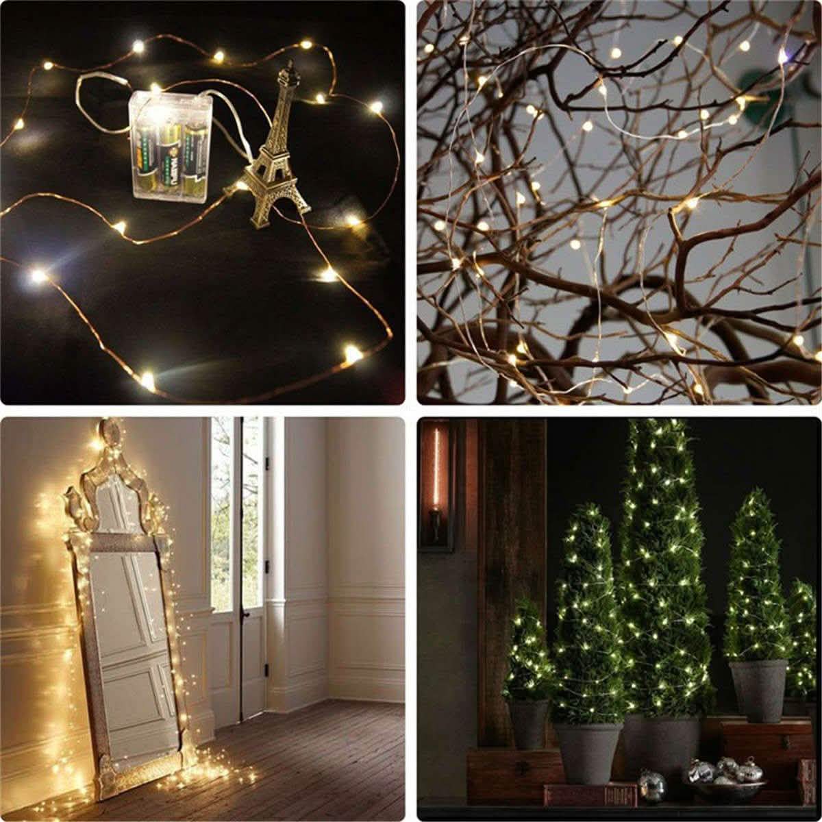 AGPtek 16.5FT 50 Individual LED String Lights Waterproof Lighting & Decor - DailySale
