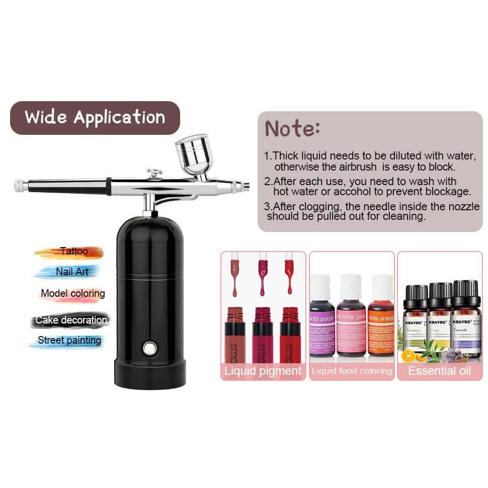 AGPtEK Airbrush Kit Mini Air Compressor Beauty & Personal Care - DailySale