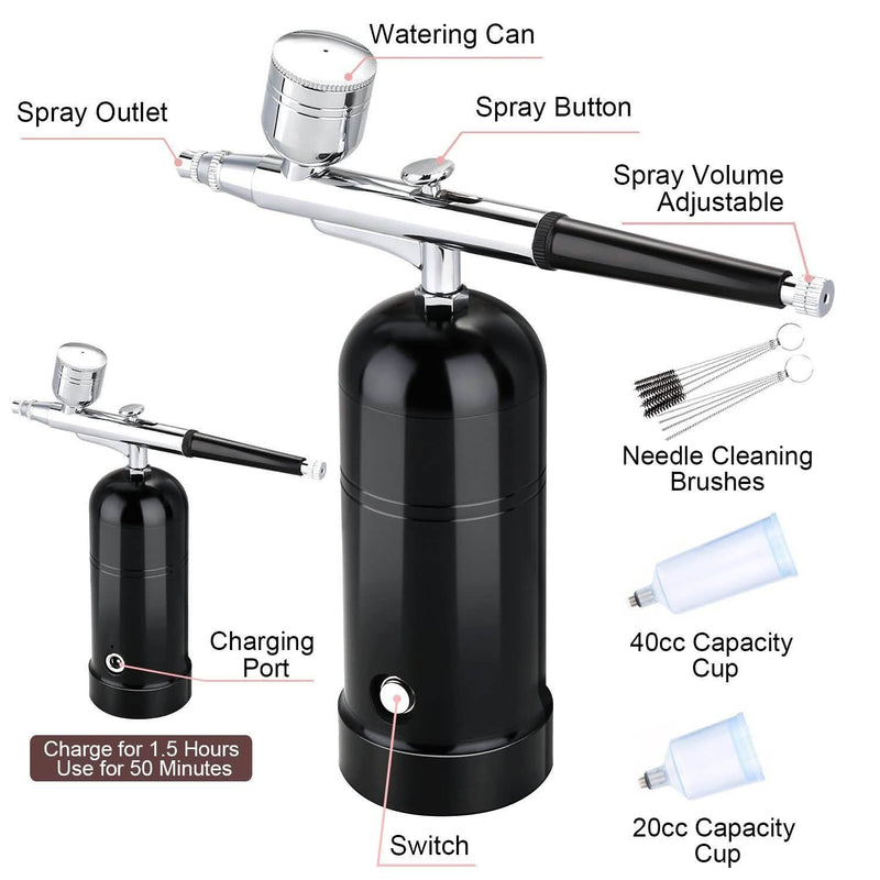 AGPtEK Airbrush Kit Mini Air Compressor Beauty & Personal Care - DailySale