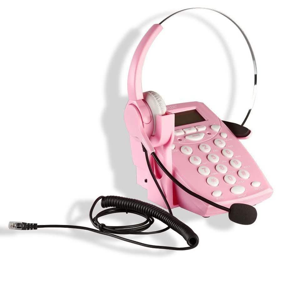 AGPtek Call Center Dialpad Corded Headset Telephone Headphones & Audio - DailySale