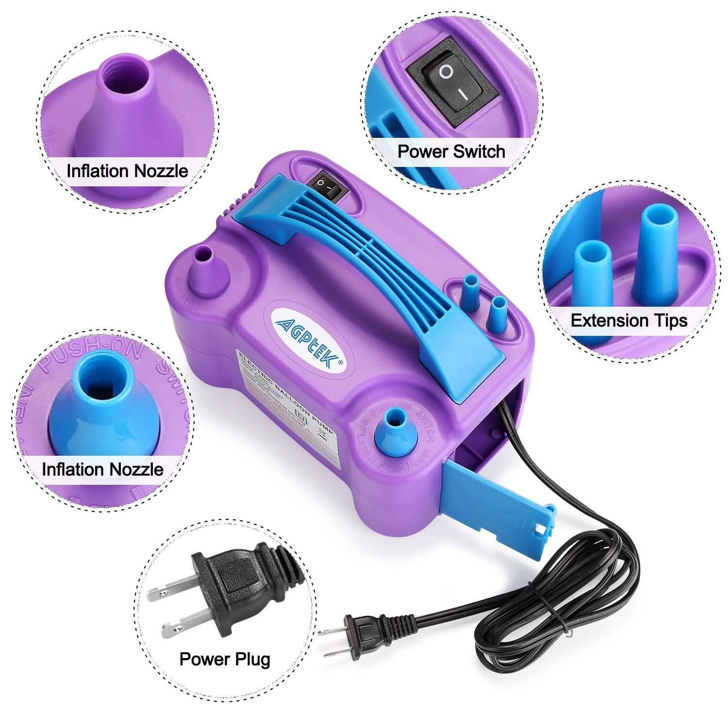 AGPTEK Electric Air Balloon Pump Everything Else - DailySale