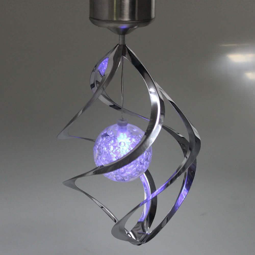 AGPtEK Solar Power LED Color Changing Wind Chime For Outdoor Garden Courtyard Garden & Patio - DailySale