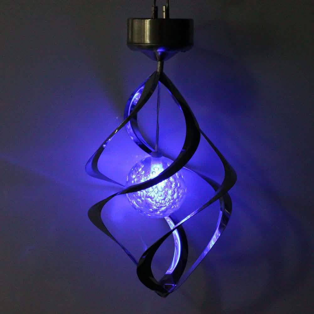 AGPtEK Solar Power LED Color Changing Wind Chime For Outdoor Garden Courtyard Garden & Patio - DailySale