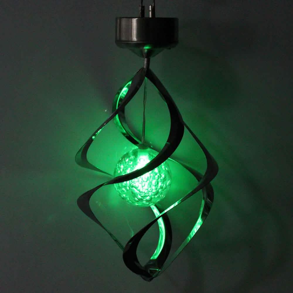 AGPtEK Solar Power LED Color Changing Wind Chime For Outdoor Garden Courtyard Garden & Patio - DailySale